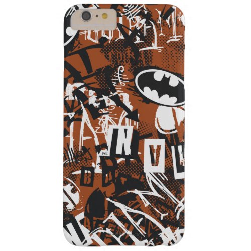 Batman Urban Legends _ Grunge Logo Pattern 2 Brown Barely There iPhone 6 Plus Case
