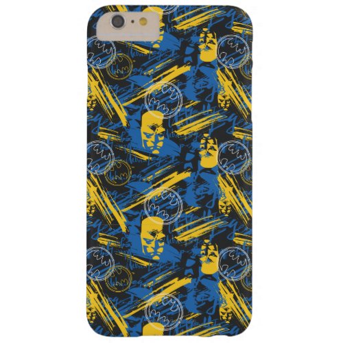 Batman Urban Legends _ Head Pattern 2 BlueYellow Barely There iPhone 6 Plus Case