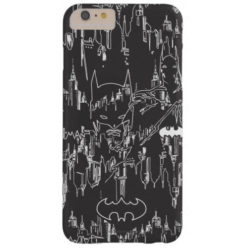 Batman Urban Legends _ Line Art Pattern BW Barely There iPhone 6 Plus Case