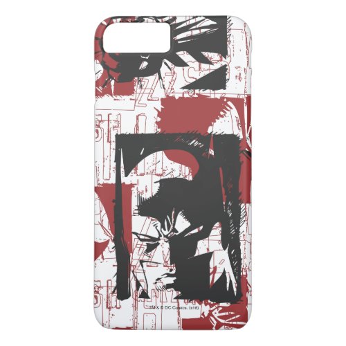 Batman Urban Legends _ Mask  Fist Stamp Red iPhone 8 Plus7 Plus Case