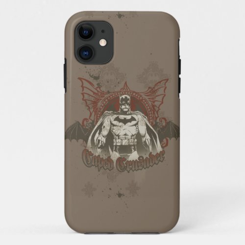 Batman Urban Legends _ RedTaupe Caped Crusader iPhone 11 Case