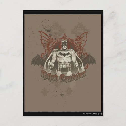 Batman Urban Legends _ RedTaupe Caped Crusader Postcard