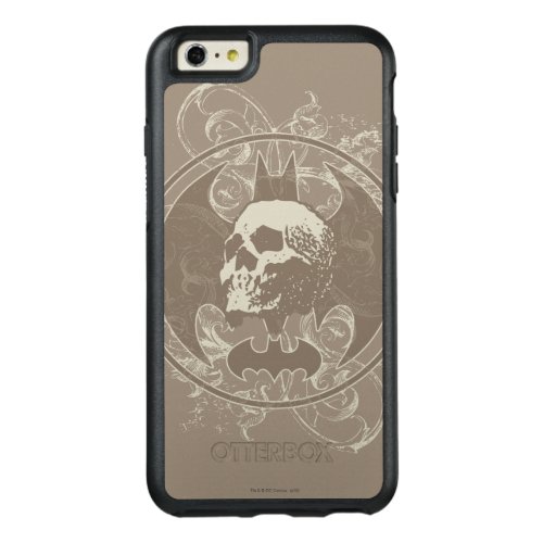 Batman Urban Legends _ WhiteTaupe Skull OtterBox iPhone 66s Plus Case