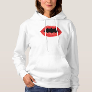 Batman Valentine Bat Lips Hoodie