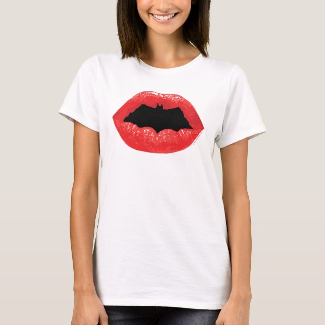 Batman Valentine | Bat Lips T-Shirt (Front)
