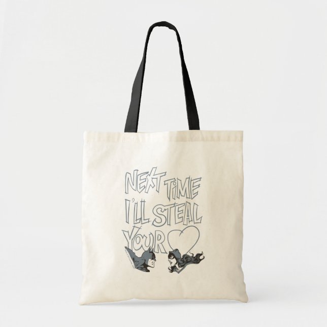 Batman Valentine |Catwoman - I'll Steal Your Heart Tote Bag (Front)