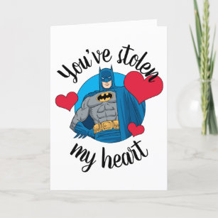Batman Valentine   You've Stolen My Heart Holiday Card