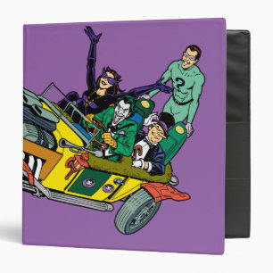 Batman Villains In Jokermobile Binder
