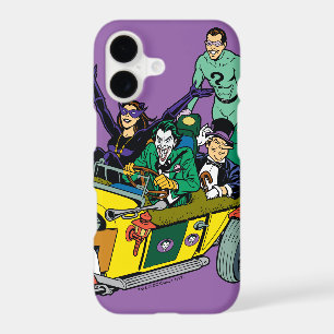 Batman Villains In Jokermobile iPhone 17 Case