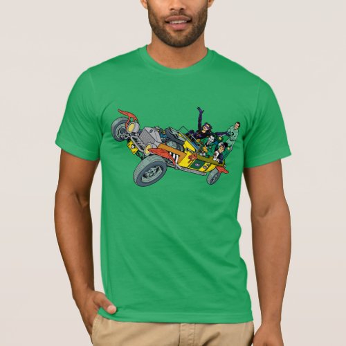 Batman Villains In Jokermobile T_Shirt