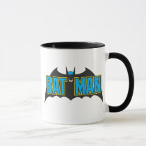 Batman | Vintage Blue Black Logo Mug