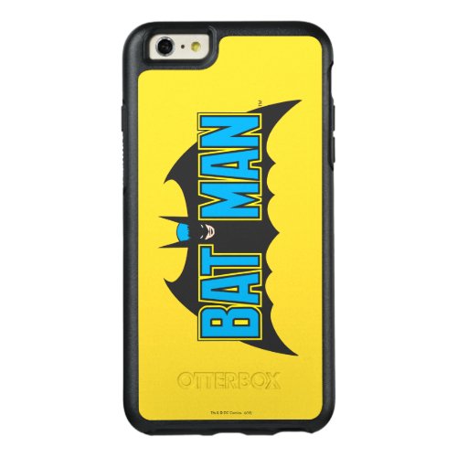 Batman  Vintage Blue Black Logo OtterBox iPhone 66s Plus Case