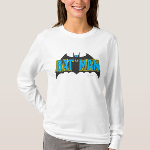 Batman   Vintage Blue Black Logo T-Shirt