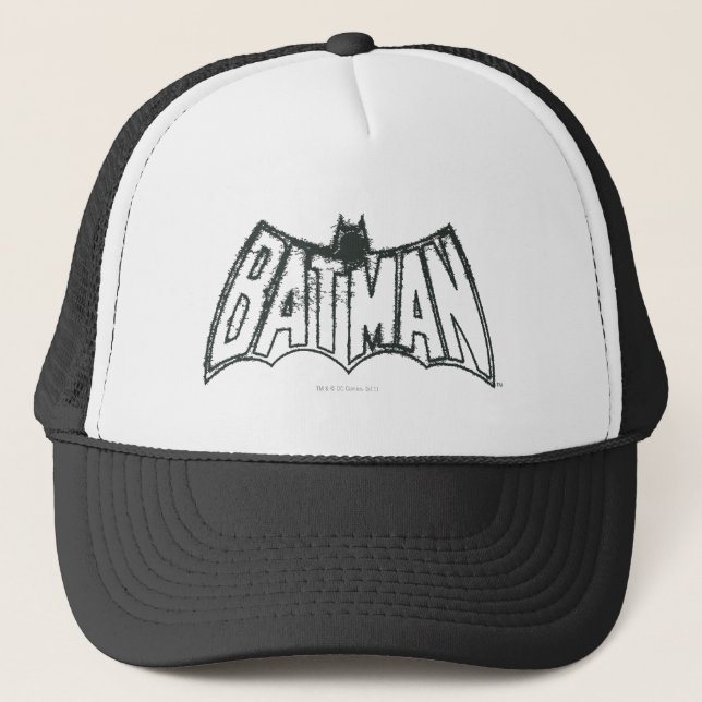 Batman | Vintage Symbol Logo Trucker Hat (Front)