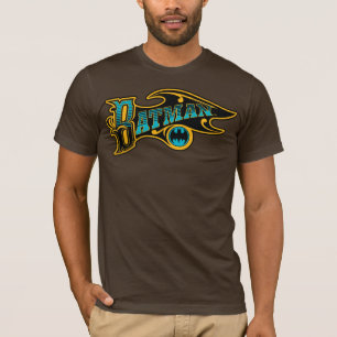 Batman   Vintage Turquoise Logo T-Shirt