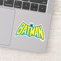 Batman | Vintage Yellow Blue Logo