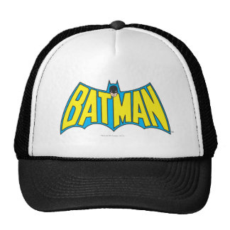 Batman | Vintage Yellow Blue Logo Trucker Hat