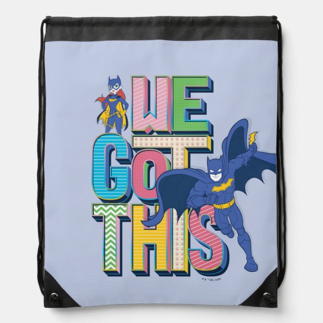 Batman | We Got This Drawstring Bag (Front)