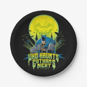 Batman Who Haunts Gothams Night Paper Plates