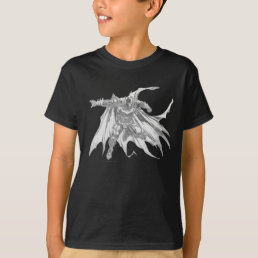 Batman with cape Drawing T-Shirt