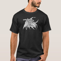 Batman with cape Drawing T-Shirt