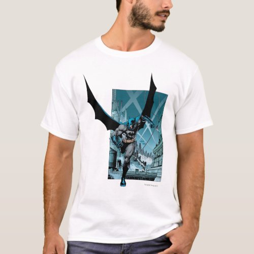 Batman with city background T_Shirt