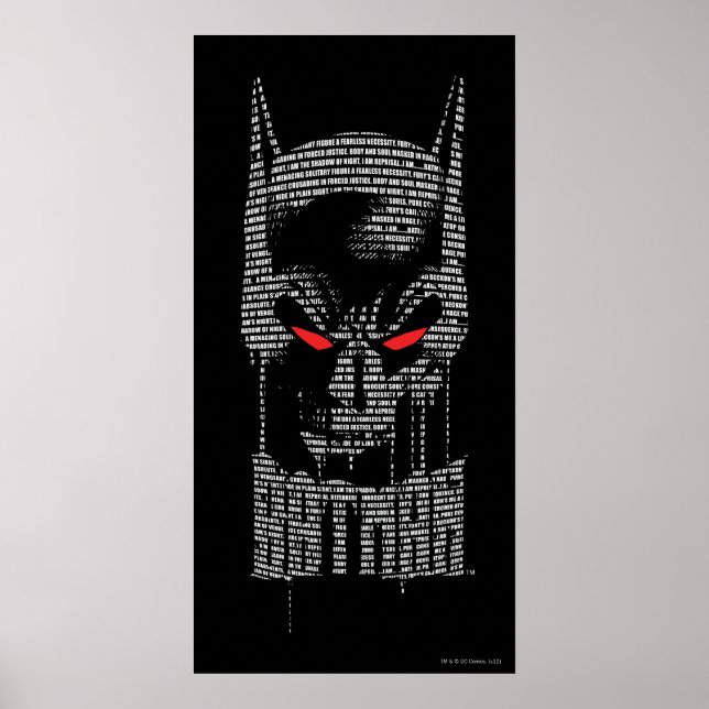 Batman With Mantra Poster (Front)