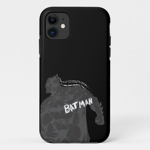 Batman _ Wordy iPhone 11 Case