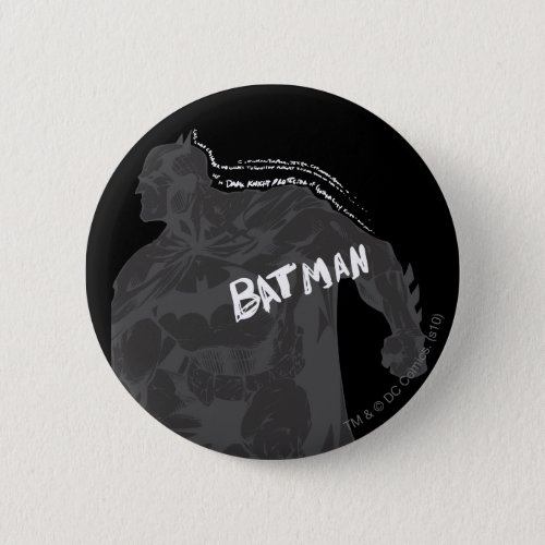 Batman _ Wordy Pinback Button