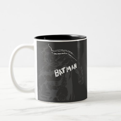 Batman _ Wordy Two_Tone Coffee Mug