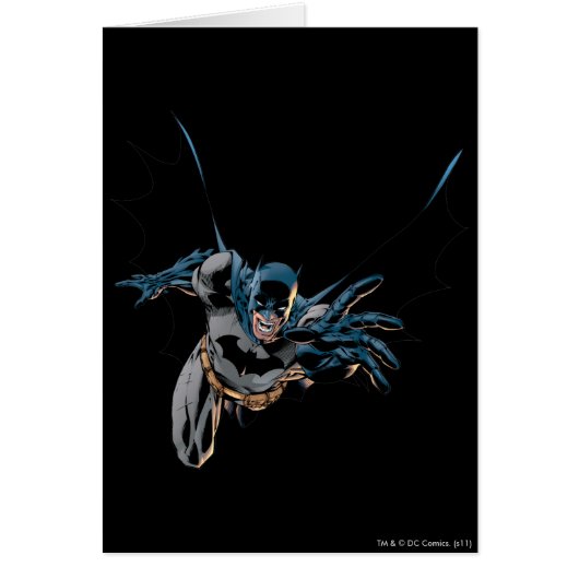 Batman yells and lunges (Front)