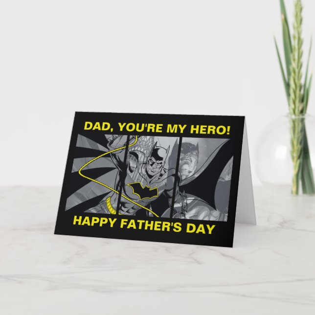 Batman You’re My Hero Father’s Day Card (Front)