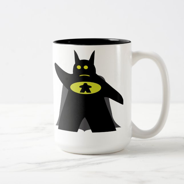 Batmeeple Tasse Two-Tone Coffee Mug (Right)