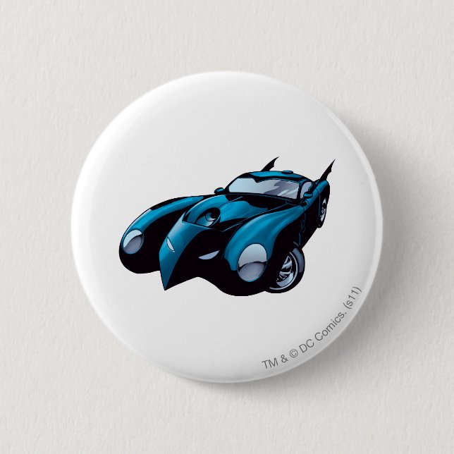Batmobile Front Pinback Button (Front)