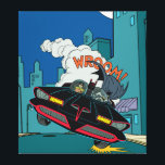 Batmobile Wroom! Canvas Print<br><div class="desc">Batman TV Series (1966)</div>