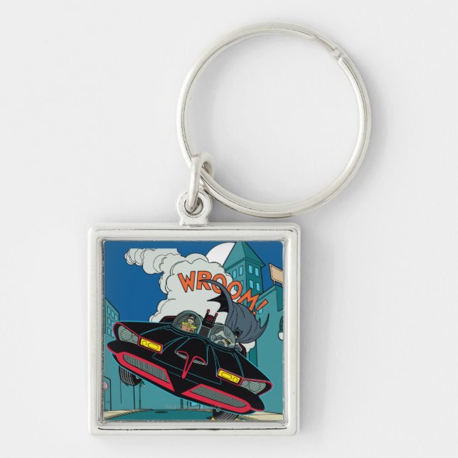 Batmobile Wroom! Keychain (Front)