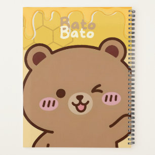 "Bato Bato" Honey Bear Spiral Planner