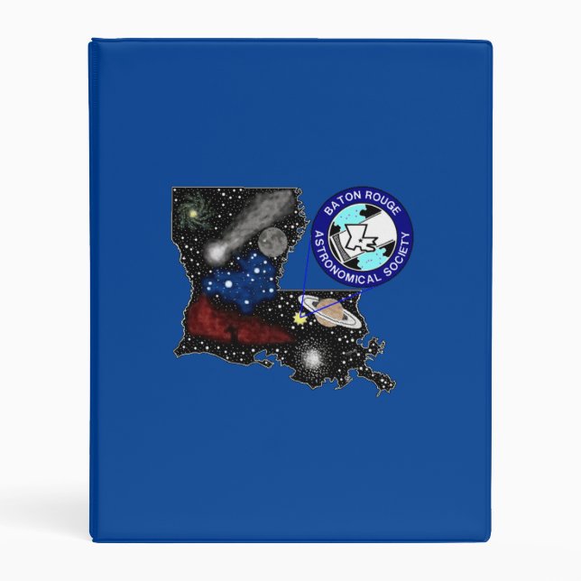 Baton Rouge Astronomical Society Mini Binder (Front)