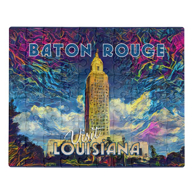 Baton Rouge, capital of Louisiana, series Visit... Jigsaw Puzzle (Puzzle Horizontal)