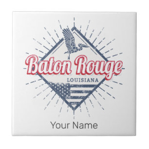 Baton Rouge City Louisiana United States USA Ceramic Tile