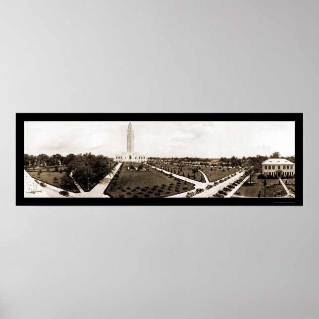Baton Rouge LA Capitol Photo 1935 Poster (Front)