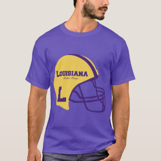 Baton Rouge LA Helmet Oversized T-Shirt