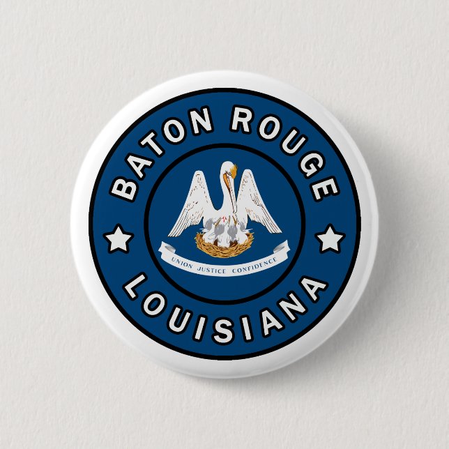 Baton Rouge Louisiana Button (Front)