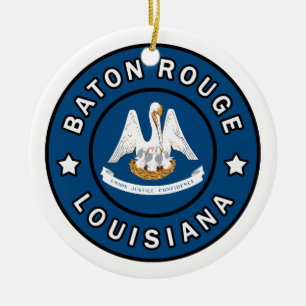 Baton Rouge Louisiana Ceramic Ornament