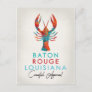 Baton Rouge Louisiana Crawfish Bright Postcard