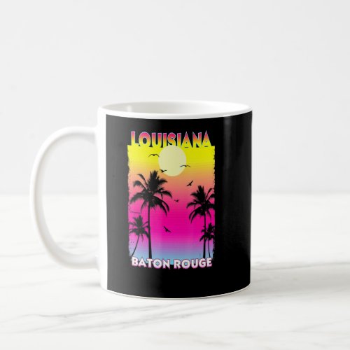 Baton Rouge Louisiana La Summer Vintage Sunset  Coffee Mug