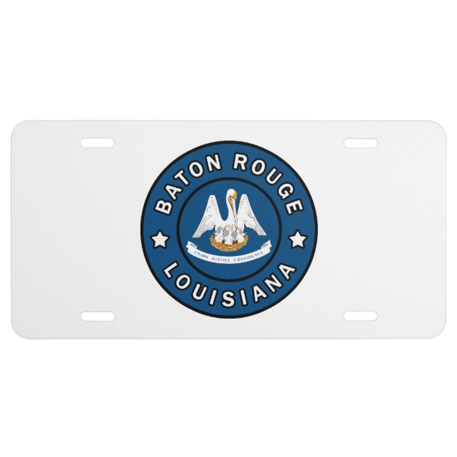 Baton Rouge Louisiana License Plate (Front)