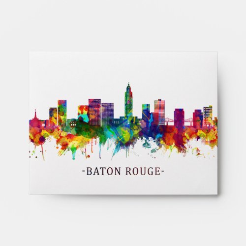 Baton Rouge Louisiana Skyline Envelope