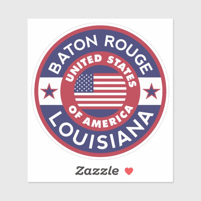 BATON ROUGE, Louisiana Sticker (Sheet)