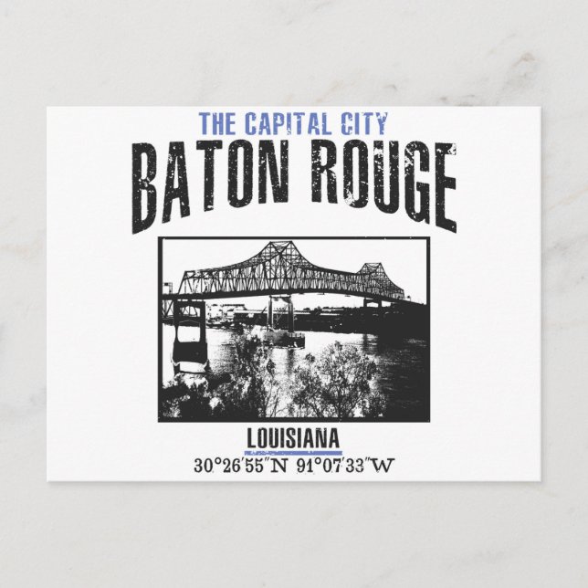 Baton Rouge Postcard (Front)